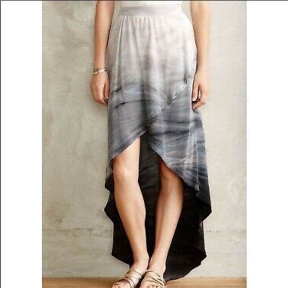 Anthropologie Gypsy 05 high low silk skirt - Picture 1 of 6